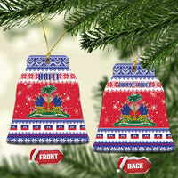 Haiti Christmas Ceramic Ornament Coat Of Arms Jwaye Nwel - Wonder Print Shop