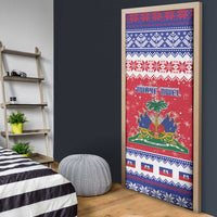 Haiti Christmas Door Cover Coat Of Arms Jwaye Nwel - Wonder Print Shop