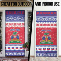 Haiti Christmas Door Cover Coat Of Arms Jwaye Nwel - Wonder Print Shop