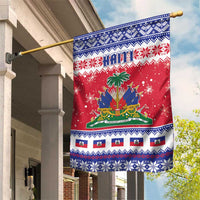 Haiti Christmas Garden Flag Coat Of Arms Jwaye Nwel - Wonder Print Shop