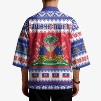 Haiti Christmas Kimono Coat Of Arms Jwaye Nwel - Wonder Print Shop