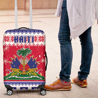 Haiti Christmas Luggage Cover Coat Of Arms Jwaye Nwel - Wonder Print Shop