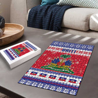 Haiti Christmas Puzzle Coat Of Arms Jwaye Nwel - Wonder Print Shop