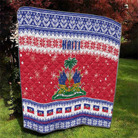 Haiti Christmas Quilt Coat Of Arms Jwaye Nwel - Wonder Print Shop