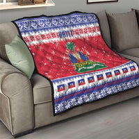 Haiti Christmas Quilt Coat Of Arms Jwaye Nwel - Wonder Print Shop
