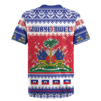 Haiti Christmas Rugby Jersey Coat Of Arms Jwaye Nwel - Wonder Print Shop