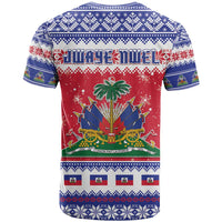 Haiti Christmas T Shirt Coat Of Arms Jwaye Nwel - Wonder Print Shop