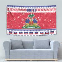 Haiti Christmas Tapestry Coat Of Arms Jwaye Nwel - Wonder Print Shop