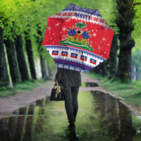Haiti Christmas Umbrella Coat Of Arms Jwaye Nwel - Wonder Print Shop