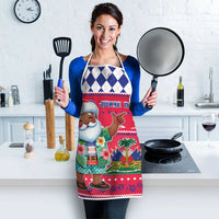 Haiti Christmas Apron Haitian Santa Jwaye Nwel - Wonder Print Shop