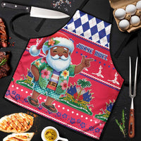 Haiti Christmas Apron Haitian Santa Jwaye Nwel - Wonder Print Shop