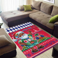 Haiti Christmas Area Rug Haitian Santa Jwaye Nwel - Wonder Print Shop