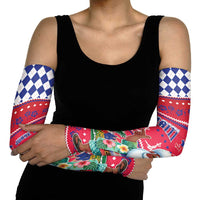 Haiti Christmas Arm Sleeves Haitian Santa Jwaye Nwel - Wonder Print Shop