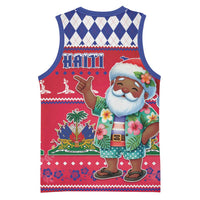 Haiti Christmas Basketball Jersey Haitian Santa Jwaye Nwel - Wonder Print Shop