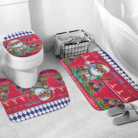 Haiti Christmas Bathroom Set Haitian Santa Jwaye Nwel - Wonder Print Shop