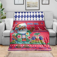 Haiti Christmas Blanket Haitian Santa Jwaye Nwel - Wonder Print Shop