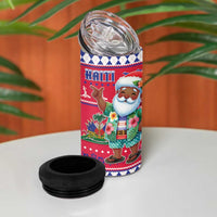 Haiti Christmas 4 in 1 Can Cooler Tumbler Haitian Santa Jwaye Nwel - Wonder Print Shop