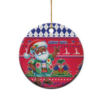 Haiti Christmas Ceramic Ornament Haitian Santa Jwaye Nwel - Wonder Print Shop