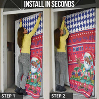 Haiti Christmas Door Cover Haitian Santa Jwaye Nwel - Wonder Print Shop