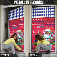 Haiti Christmas Door Cover Haitian Santa Jwaye Nwel - Wonder Print Shop