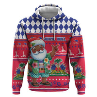 Haiti Christmas Hoodie Haitian Santa Jwaye Nwel - Wonder Print Shop