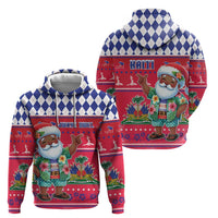 Haiti Christmas Hoodie Haitian Santa Jwaye Nwel - Wonder Print Shop