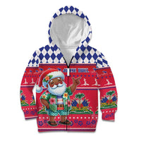 Haiti Christmas Kid Hoodie Haitian Santa Jwaye Nwel - Wonder Print Shop