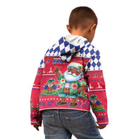 Haiti Christmas Kid Hoodie Haitian Santa Jwaye Nwel - Wonder Print Shop