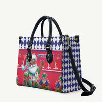 Haiti Christmas Leather Bag Haitian Santa Jwaye Nwel - Wonder Print Shop