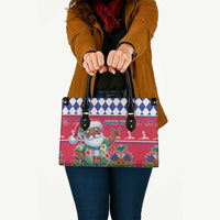Haiti Christmas Leather Bag Haitian Santa Jwaye Nwel - Wonder Print Shop