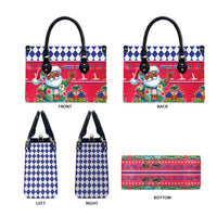 Haiti Christmas Leather Bag Haitian Santa Jwaye Nwel - Wonder Print Shop