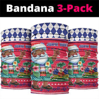Haiti Christmas Neck Gaiter Haitian Santa Jwaye Nwel - Wonder Print Shop