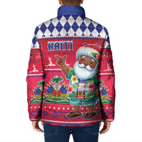 Haiti Christmas Padded Jacket Haitian Santa Jwaye Nwel - Wonder Print Shop