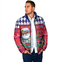 Haiti Christmas Padded Jacket Haitian Santa Jwaye Nwel - Wonder Print Shop