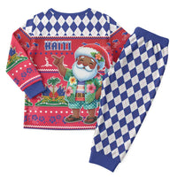 Haiti Christmas Pajama Set Haitian Santa Jwaye Nwel - Wonder Print Shop