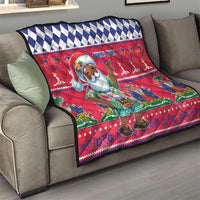 Haiti Christmas Quilt Haitian Santa Jwaye Nwel - Wonder Print Shop