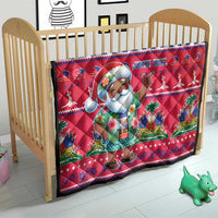 Haiti Christmas Quilt Haitian Santa Jwaye Nwel - Wonder Print Shop