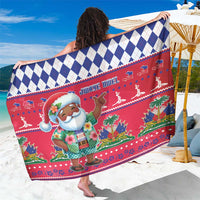 Haiti Christmas Sarong Haitian Santa Jwaye Nwel - Wonder Print Shop