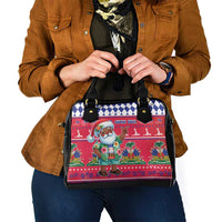 Haiti Christmas Shoulder Handbag Haitian Santa Jwaye Nwel - Wonder Print Shop