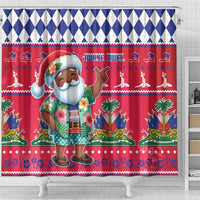 Haiti Christmas Shower Curtain Haitian Santa Jwaye Nwel - Wonder Print Shop
