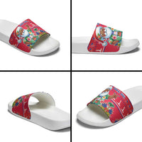 Haiti Christmas Slide Sandals Haitian Santa Jwaye Nwel - Wonder Print Shop