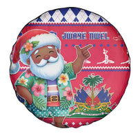 Haiti Christmas Spare Tire Cover Haitian Santa Jwaye Nwel - Wonder Print Shop