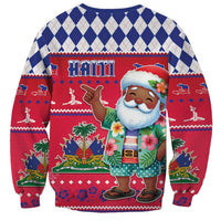 Haiti Christmas Sweatshirt Haitian Santa Jwaye Nwel - Wonder Print Shop