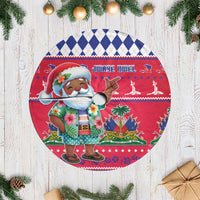 Haiti Christmas Tree Skirt Haitian Santa Jwaye Nwel - Wonder Print Shop