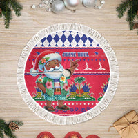 Haiti Christmas Tree Skirt Haitian Santa Jwaye Nwel - Wonder Print Shop