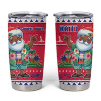 Haiti Christmas Tumbler Cup Haitian Santa Jwaye Nwel - Wonder Print Shop