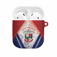 Panama Christmas AirPods Case Coat Of Arms Santa Harpy - Wonder Print Shop