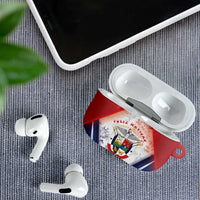 Panama Christmas AirPods Case Coat Of Arms Santa Harpy - Wonder Print Shop