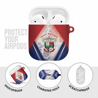 Panama Christmas AirPods Case Coat Of Arms Santa Harpy - Wonder Print Shop