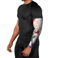 Panama Christmas Arm Sleeves Coat Of Arms Santa Harpy - Wonder Print Shop